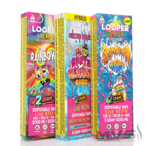 Looper Melted Series Banana Sherbet 2G Live Resin Disposable Vape