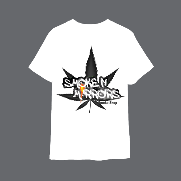 SNM Leaf T-Shirt ( White/blk ) - Image 2