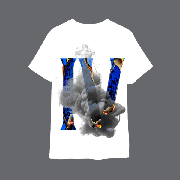 IV T-Shirt ( White/ Royal ) - Image 2