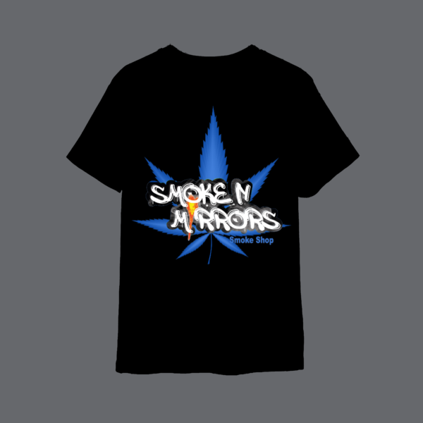 SNM Leaf T-Shirt ( blk/Royal ) - Image 2