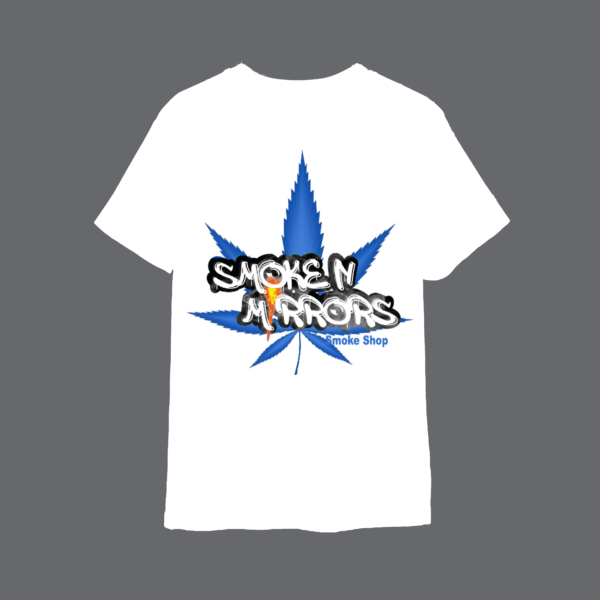 SNM Leaf T-Shirt ( White/Royal ) - Image 2