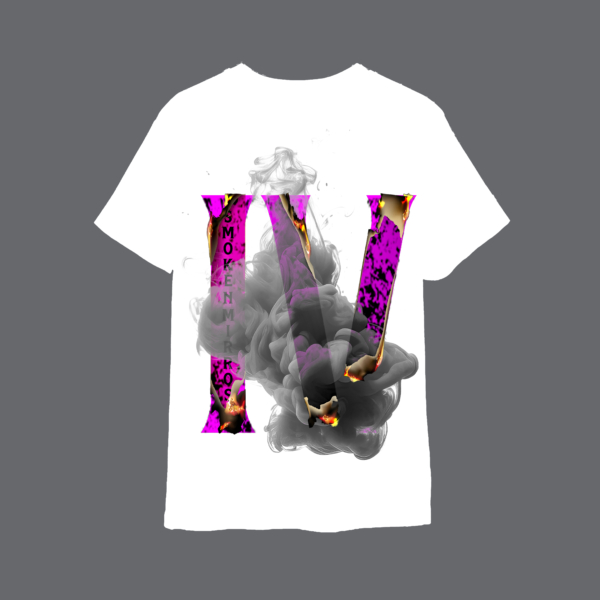 IV T-Shirt ( White/ Fuchsia ) - Image 2