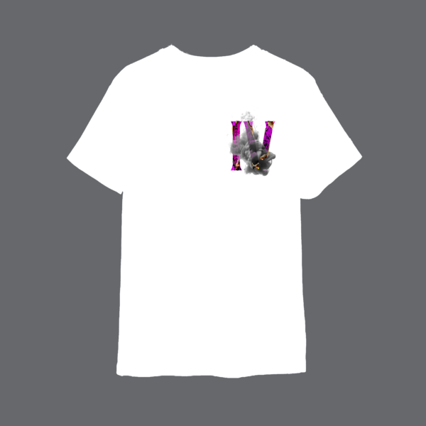 IV T-Shirt ( White/ Fuchsia )