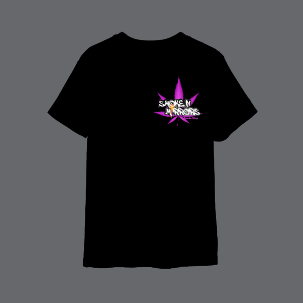 SNM Leaf T-Shirt ( blk/Fuchsia )