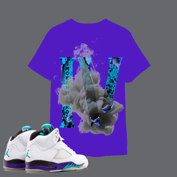 IV Grapes T-Shirt ( Purple/Teal ) - Image 2