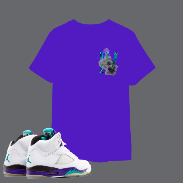 IV Grapes T-Shirt ( Purple/Teal )