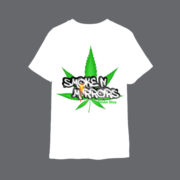 SNM Leaf T-Shirt ( White/ green ) - Image 2