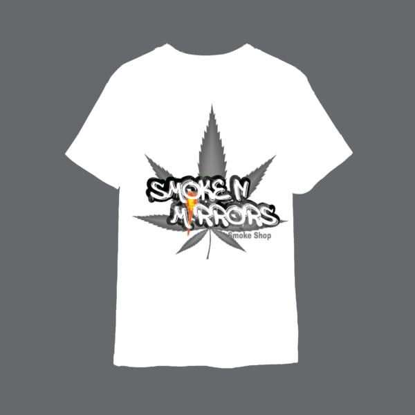 SNM Leaf T-Shirt ( White/grey ) - Image 2