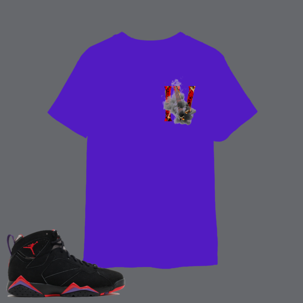 SNM Raptor T-Shirt ( Red/ Purple)