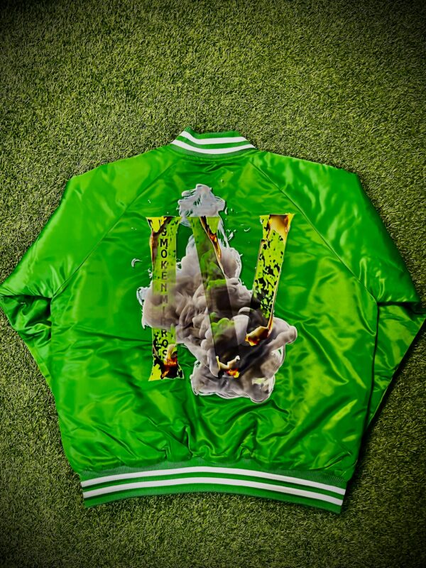 SNM Lucky Green Bomber Jacker ( green/green ) - Image 2