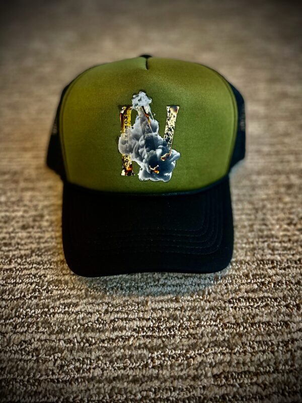 SNM IV hat (blk/olive )