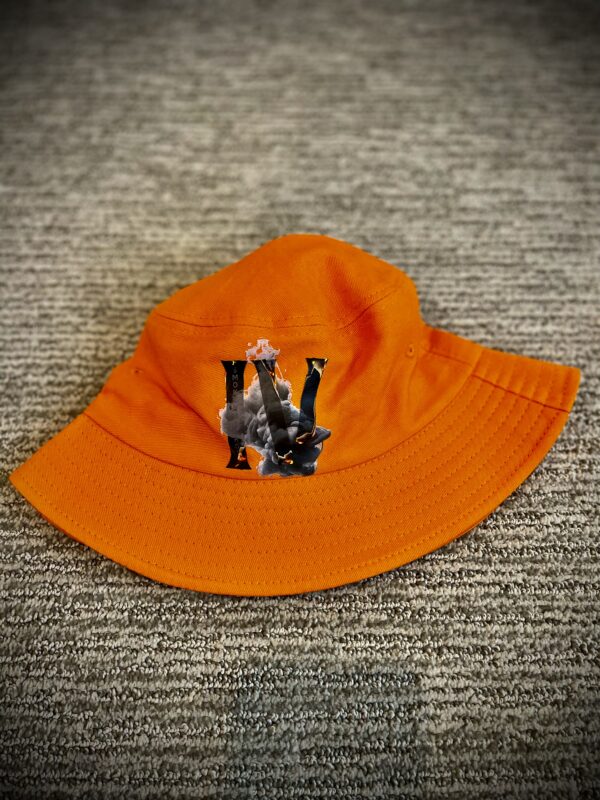 SNM Bucket hat ( orange/blk )