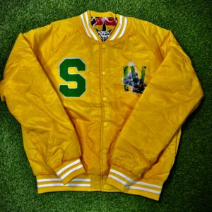 SNM Oakland Bomber Jacket ( gold / green )