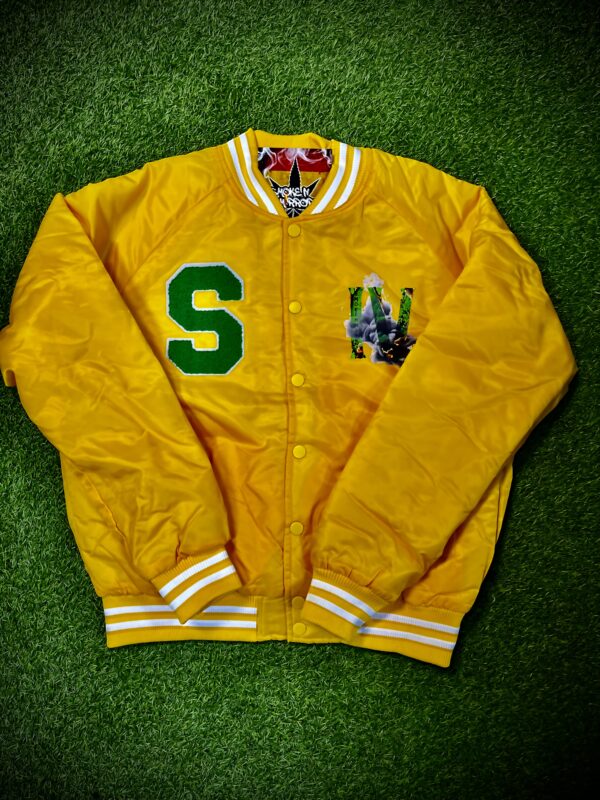 SNM Oakland Bomber Jacket ( gold / green )