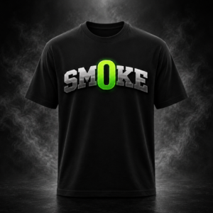 Smoke Essentials Tee ( blk / lime )
