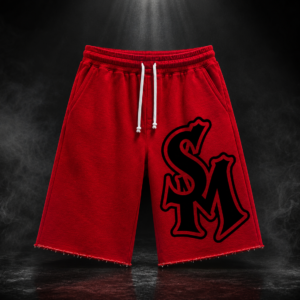 SMOKE N’ MIRRORS INFERNO™ Red Cut-Off Shorts