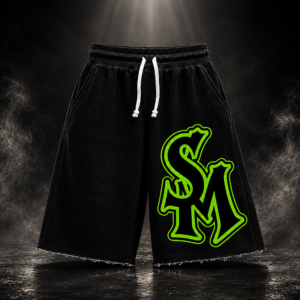 SMOKE N’ MIRRORS TOXIC™ Black Cut-Off jorts