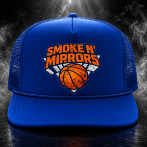SMOKE N’ MIRRORS CHAMPIONS™ Royal Blue Trucker Ha