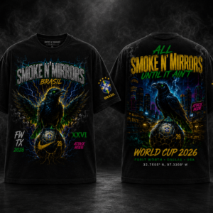 SMOKENMIRRORS “Attack Mode: Brasil 2026” Tee
